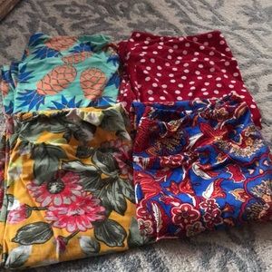 Lularoe TC legging bundle.*polka dot is gone-**